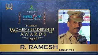 Ramesh Sub Inspector of Police || Hybiz tv Women's Leadership Awards 2021 || Hybiz