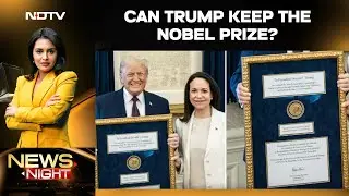 Maria Machado Presents Donald Trump Her Nobel Peace Prize, But Can He Keep It?