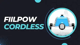 FIILPOW Cordless Robotic Pool Cleaner, Automatic Pool Vacuum with Dual-Suction Door