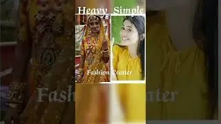 Heavy look VS Simple look #short #yrkkh #which is your favourite look #whatsappstatus#reels #trendy