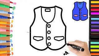 Waistcoat Drawing!! || How to Draw  a Vest Easy Step by Step @minoarts  #waistcoat