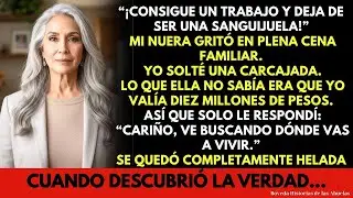 “Consigue un trabajo y deja de ser una sanguijuela”, me gritó mi nuera… Yo me reí