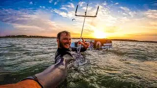 We Kitesurfed Till Sunset