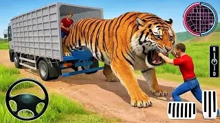 Wild Animal Cargo Truck Driving Game 3D Animal Transport Cargo Truck Android Game play 