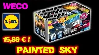 WECO PAINTED SKY/SKARAB&Auml;US | 50 Schuss Batterie | LIDL NEUHEIT 2016