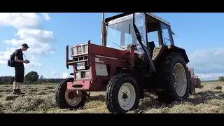 IHC 744 und Case 844XL-N Heuernte 2017