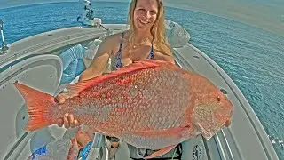 EASY Red Snapper Limits out of Naples, Florida in the Gulf of Mexico *Catch, Clean and Cook*