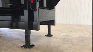 Dual hydraulic jacks upgrade for Texas Pride Dump Trailers