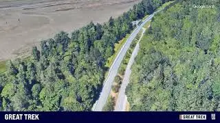 Great Trek presented by BlueShore Financial - 3D Google Maps Flyover