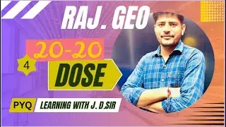 राजस्थान भूगोल | 2025 All Papers - Topic Wise PYQ CLASS-4 l BY JAIDEV SIR l