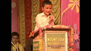 Little Kid's Amazing Speech infront of Mass