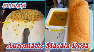 Automatic Dosa Making Recipe Indian Street Food Revolution /! Street Food Karigari