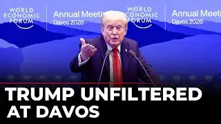 Trump LIVE: Allies Alarmed as US President Stuns Davos | NATO-Greenland | Europe | Trump WEF Speech