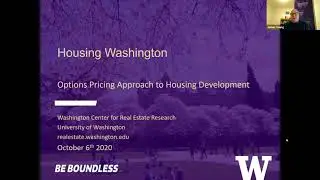 Housing Supply & Housing Tenure: Introduction to Options Pricing Frameworks: Housing WA 2020 Session