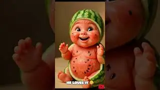 His FIRST taste of Watermelon! 🍉👶 (Wait for his reaction...)