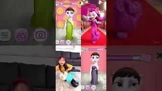 My Talking Angela &ndash; Funny Moments #mytalkingangela #shorts #funny