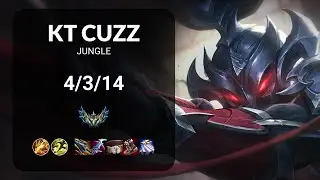KT Cuzz Xin Zhao vs Jax JUNGLE - KR CHALLENGER Patch 15.6