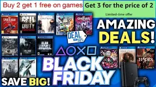 AMAZING EARLY Black Friday DEALS Buy 2 Get 1 FREE PS4/PS5 Games - Best Black Friday 2021 Game Deals