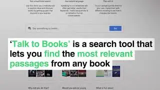 Google - Talk to Books.