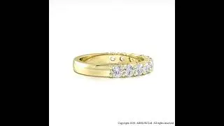 Yellow Gold Half Eternity | Half Eternity Rings