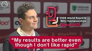 Эдиз Гюрель: Даже если я проиграю, это будет интересная игра! | Чемпионат мира по быстрым шахмата...