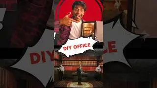 Building a Realistic Miniature Office (and then ruining it) #shorts #shadowbox #diy
