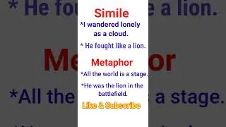 Simile#shorts #metaphor #english #china #peace #conversation