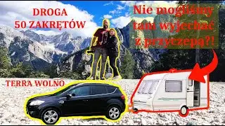 #10 Słowenia.  Nie mogliśmy TAM wyjechać z przyczepą . Droga 50 zakrętów Słowenia.