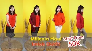 Shopee Haul Outfit IMLEK Mulai 50Ribuan aja! Standard Fit & Big Size | MILLENIA ID