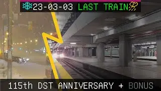 Last train arriving at Line 4, Sheppard-Yonge [late night TTC footage + commentary]
