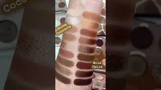 ColourPop 9 Pan Comparisons Pt 5 | Nude Mood, Going Coconuts, Wild Child, That's Taupe + Grandeur