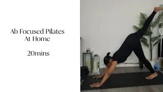 20 Minute Pilates Abs Workout | No Equipment Core Strength (At Home)