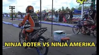 AKHIRNYA DUEL..!! NINJA AMERICA VS NINJA BOTER Pemegang Rekor TERCEPAT -  KAWAHARA IDC