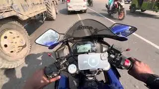 R15 Crash 😔 Purnea ride बहुत खराब गया 😭