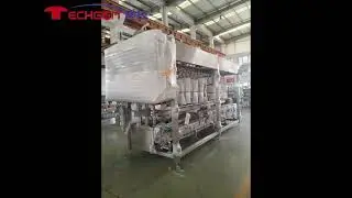 Linear weighing and filling machine for packaging and shipping