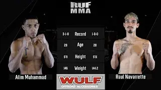 Raul Navarrette vs  Alim Muhammad A Stunning Knockout at RUF 59