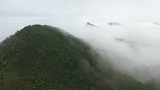 cloud covering mountain