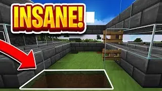 INSANELY SMALL FALL TRAP! *WORKS* - LIVING IN THE SMALLEST CLAIM (2) | Minecraft HCF