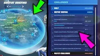 Fortnite New Brutus' Briefing Challenges
