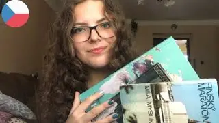 ASMR CZ My New Books 📚 (Whispers in Czech, Tapping, Page Flipping...) | pt. 2