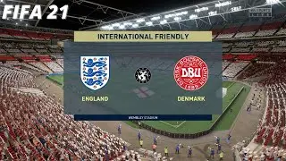 England VS Denmark | EURO 2020 | FIFA 21 |