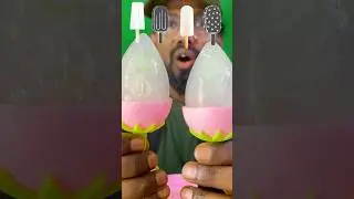 Личи, мороженое, фруктовый лед, мукбанг, асмр