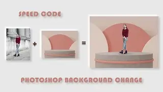 Changing Background in photoshop | speed code