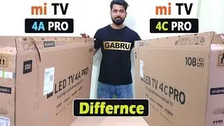 Mi 4A Pro and Mi 4C Pro Smart TV -  Difference