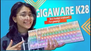 This keyboard is SO CHEAP | Gigaware K28 Unboxing Review