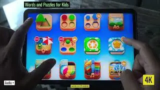 Слова и головоломки для детей | Игра для детей на Android | Игровой процесс