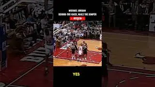 Jordan Behind-the-back to Pull-Up Jumper - smooth, deadly, unstoppable.