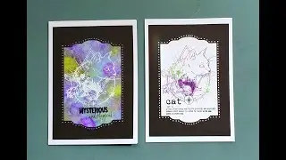 'Fun With Cats' - Alcohol Lift Demo - #AngiesHappyHobby #crafting2025 #craftingismytherapy