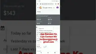Admob Daily Earning 7 March 2022 #shorts #admob #onlineearning