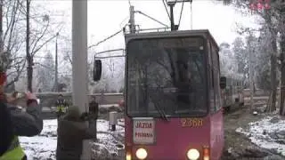 Chudszy tramwaj też się nie zmieścił